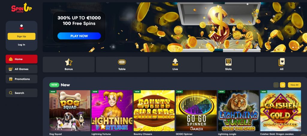 SpinUp Casino Review
