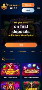 Euphoria Wins Casino mobile