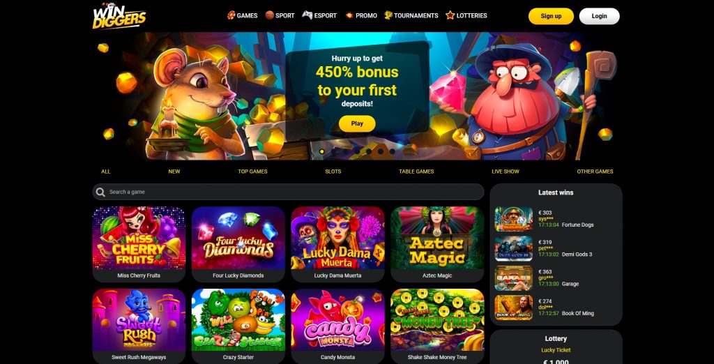 Win Diggers casino 