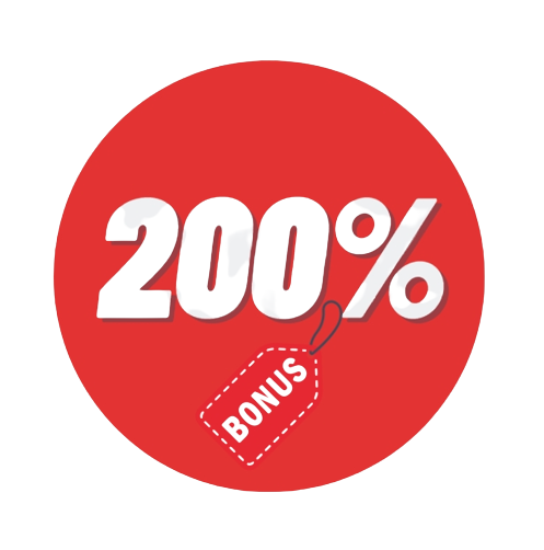 200% deposit bonus